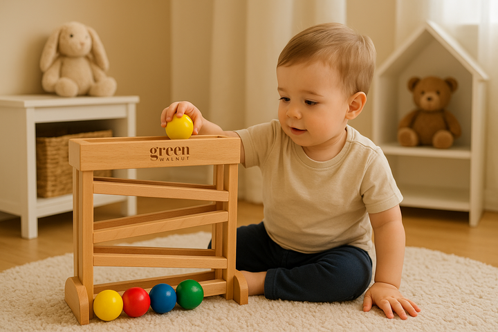 Wooden Ball Runner / Ball Tracker
