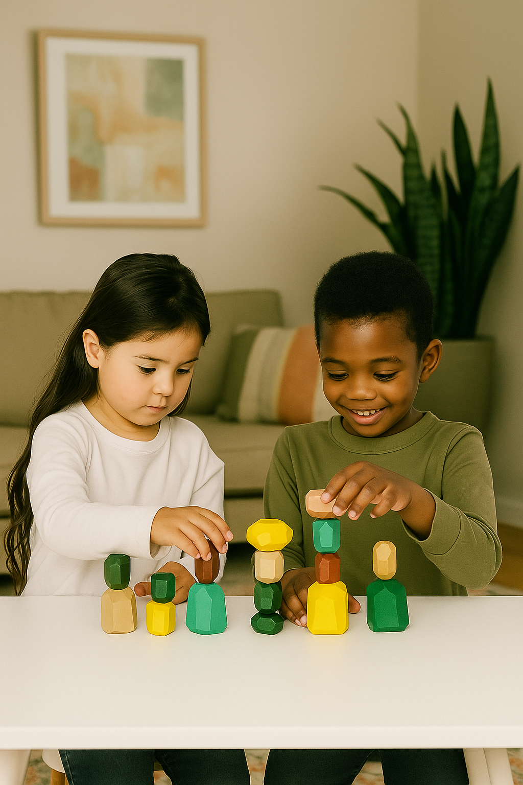Stacking Blocks | Earth  | Set of 16