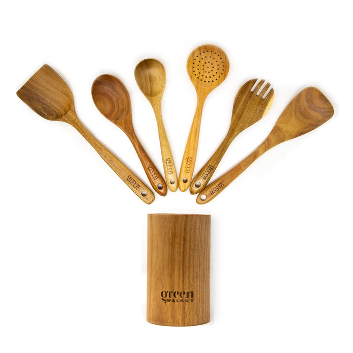 Green Walnut | Wooden Acacia Kitchen Utensil