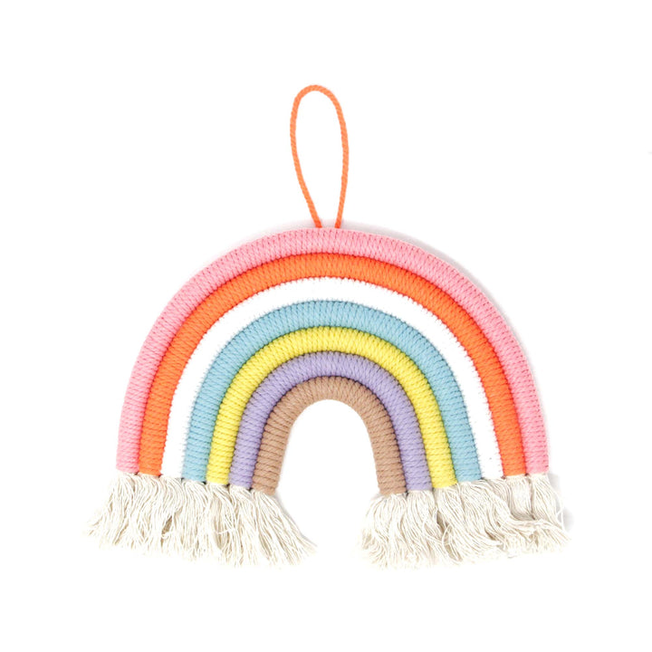 Green Walnut Macrame Rainbow | Wall Hanging | Wall Decor | Nursery Decor | Photography Prop | Colorful Rainbows