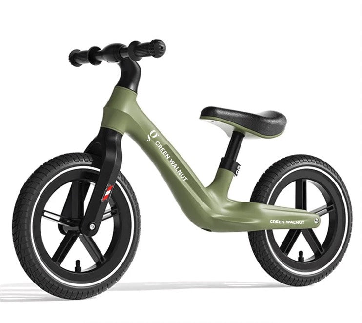 Balance Bike 12 Sports Bike No Pedal Balance Bike Green Walnut Inc