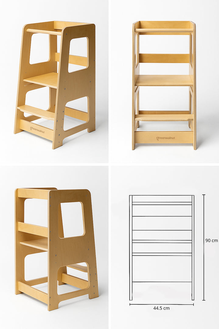 Wooden Learning Tower | Educational Tower | Climbing Tower