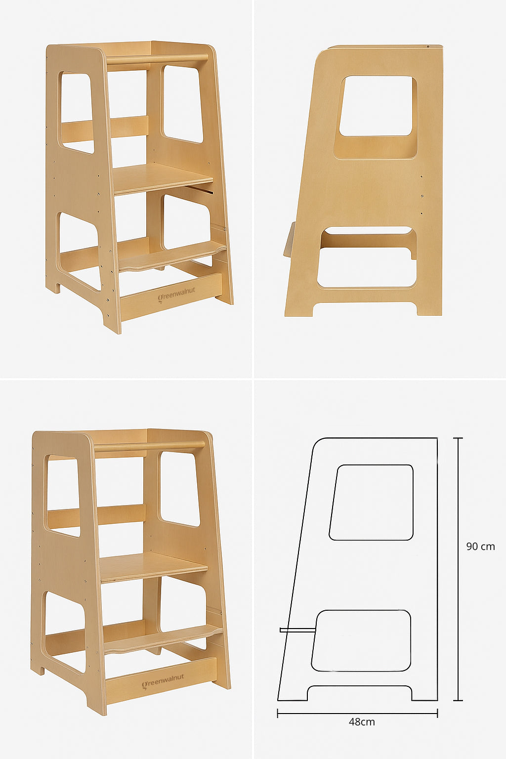 Wooden Learning Tower | Educational Tower | Climbing Tower