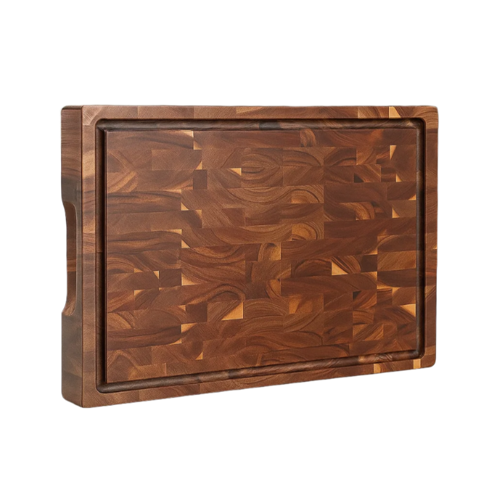 Greenwalnut Premium Acacia End-Grain Cutting Board with Juice Groove