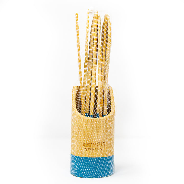 Blue Bamboo KItchen Utensils