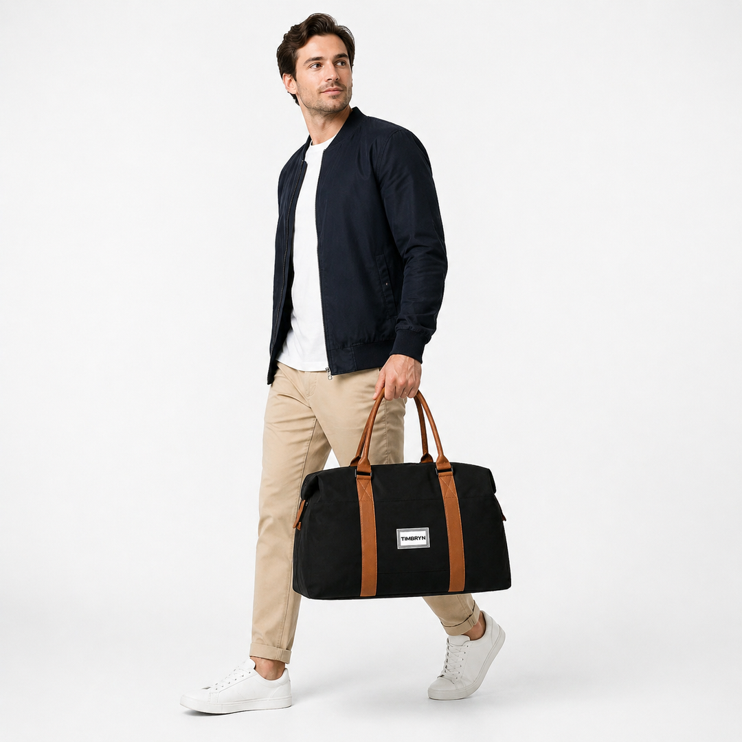 TIMBRYN Large Weekender Duffel Bag | Carry-On Travel Bag