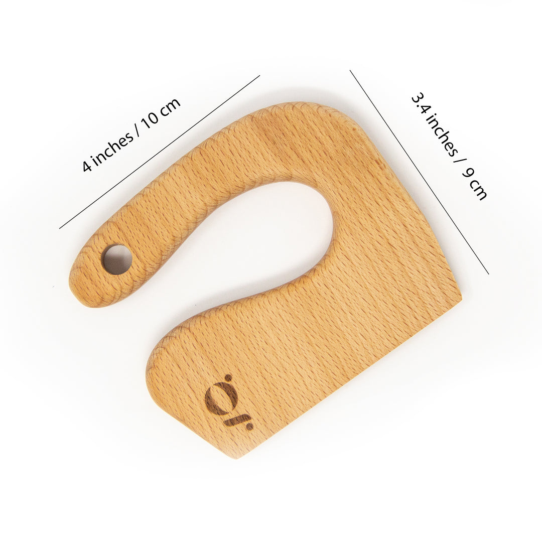 Bundle Of 2 Wooden Step Stool for Kids & Adult | Montessori Step Stool for Kids | Kids Wooden Knife & Cutting Board