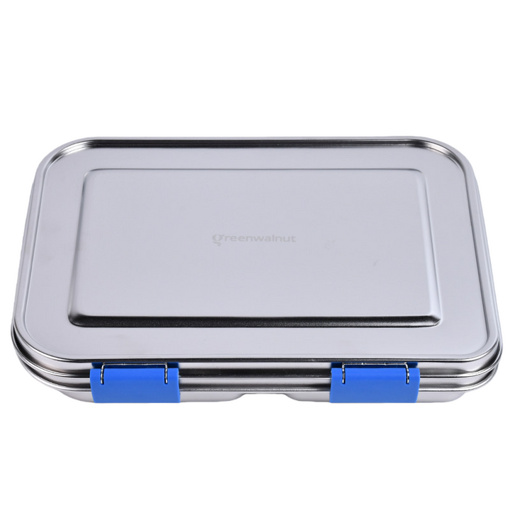Stainless Steel Lunch Box with Leak-Proof Lid – 3-Compartment Food Container for Kids & Adults | BPA-Free, Durable & Easy to Clean