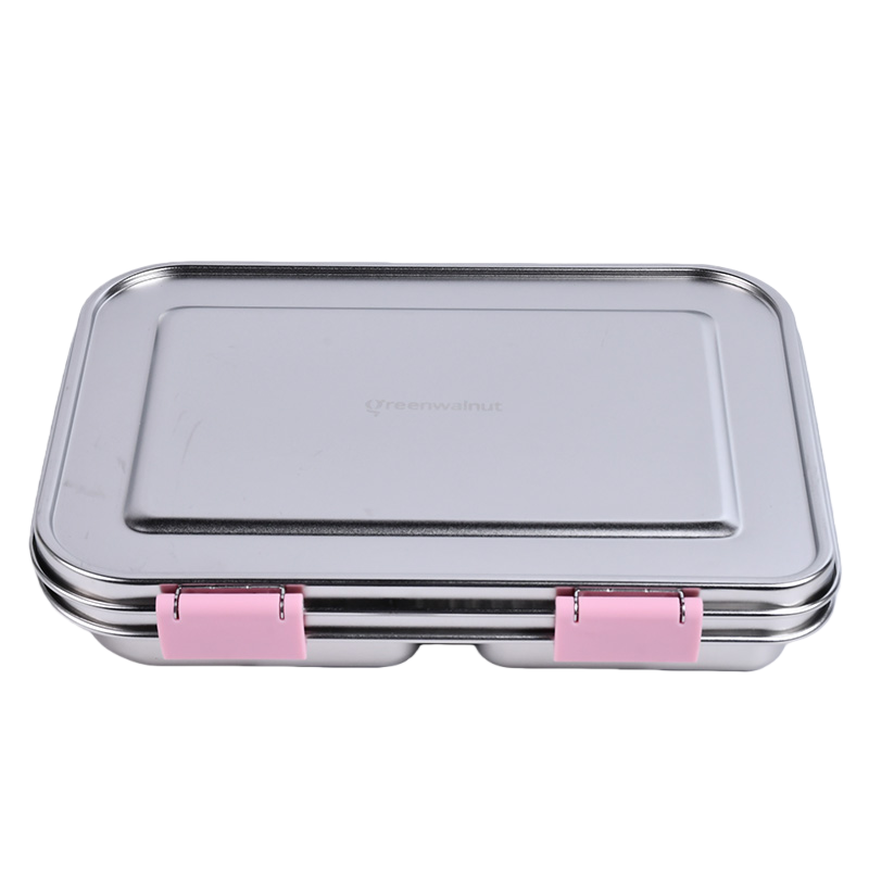 Stainless Steel Lunch Box with Leak-Proof Lid – 3-Compartment Food Container for Kids & Adults | BPA-Free, Durable & Easy to Clean