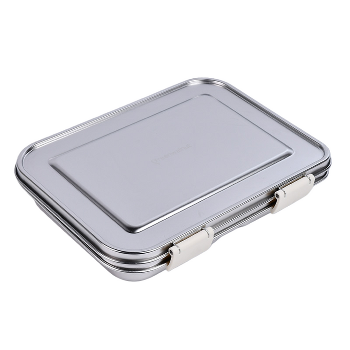 Stainless Steel Lunch Box with Leak-Proof Lid – 3-Compartment Food Container for Kids & Adults | BPA-Free, Durable & Easy to Clean