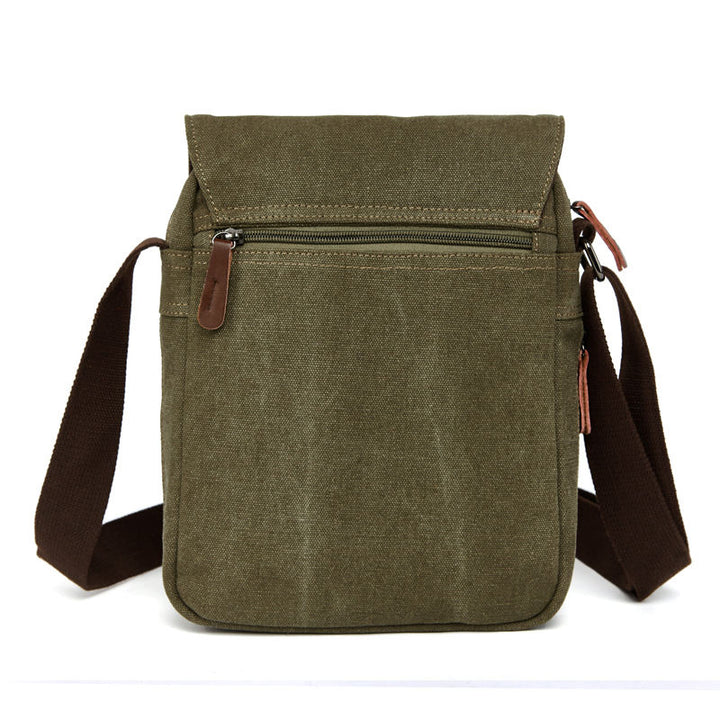 TIMBRYN™ Canvas Satchel  | Compact Crossbody Shoulder Bag with Adjustable Strap & Front Pocket