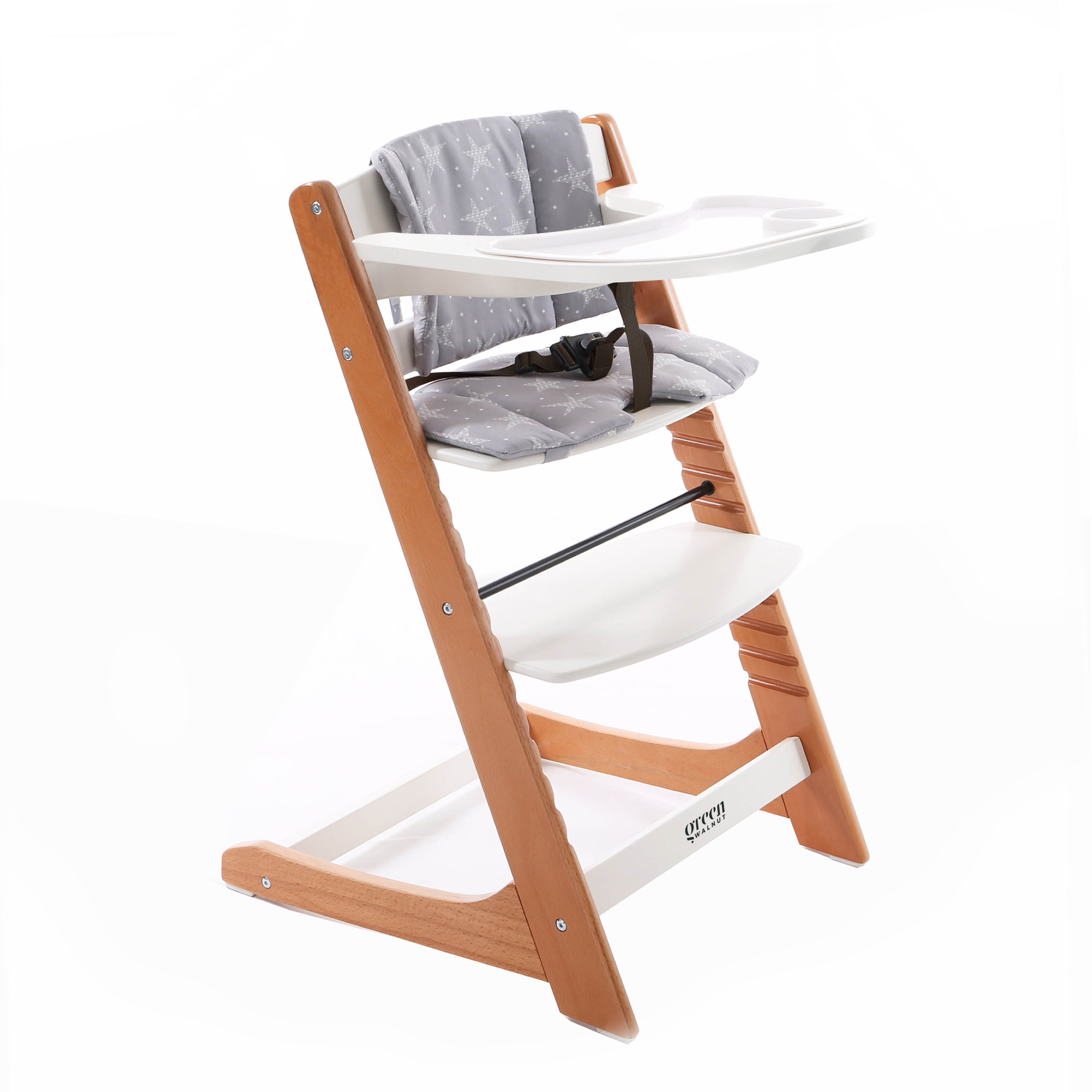 Kids wooden top high chair