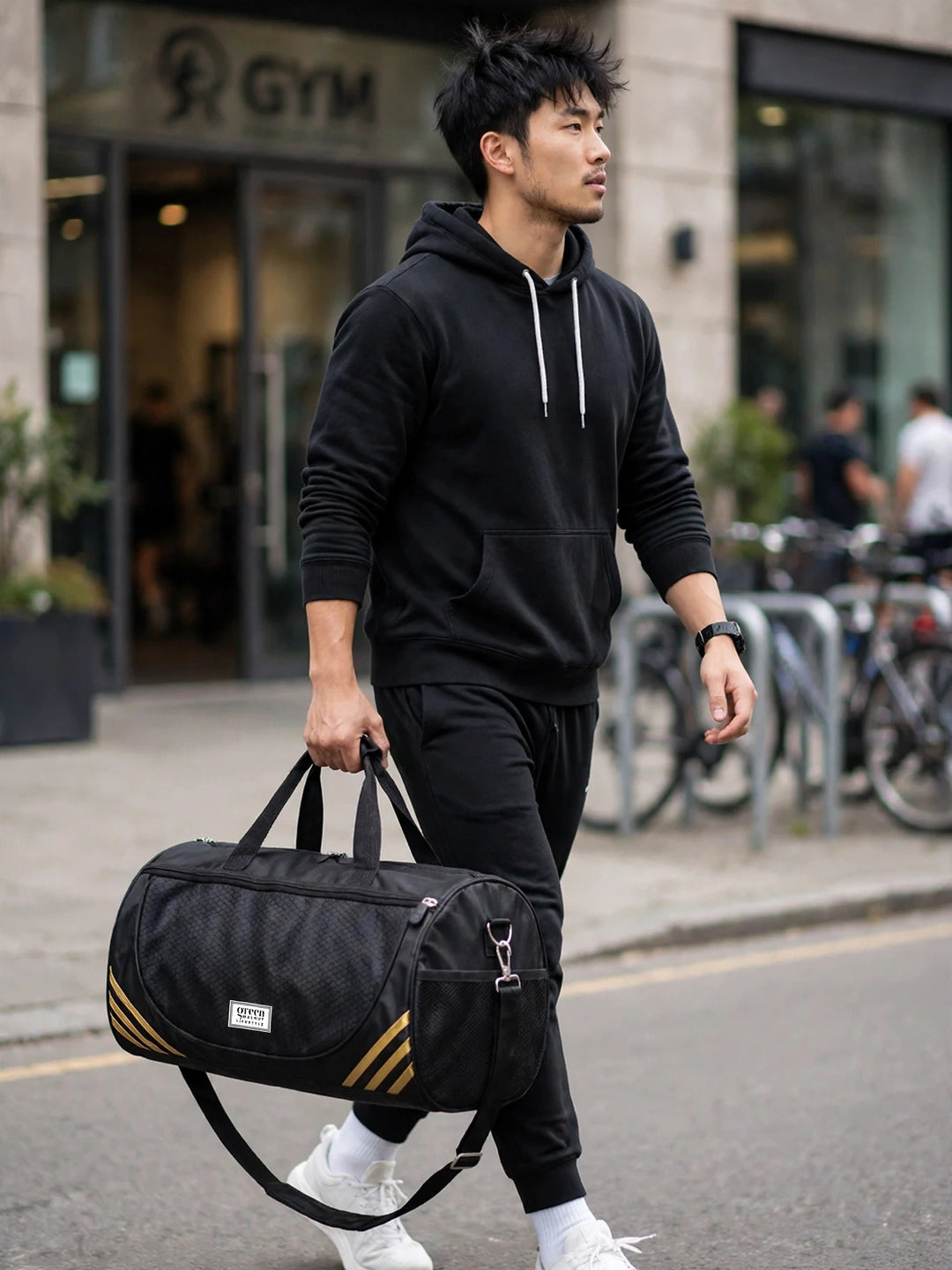 Sac de sport de sport pour hommes et femmes | Sac de sport avec compartiment à chaussures | Sac de week-end pour hommes et femmes