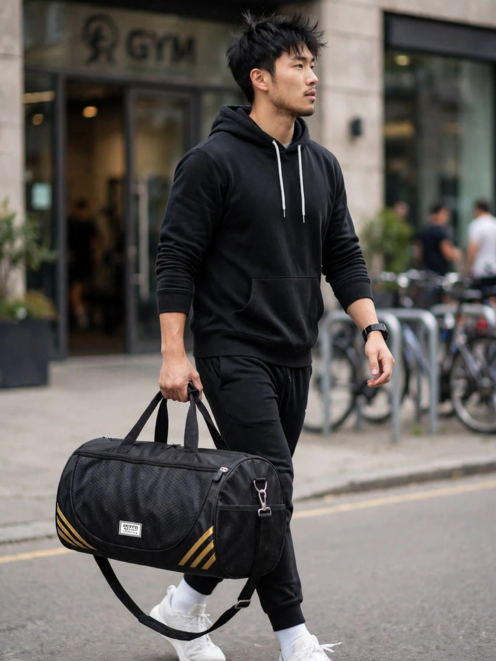 Sac de sport de sport pour hommes et femmes | Sac de sport avec compartiment à chaussures | Sac de week-end pour hommes et femmes