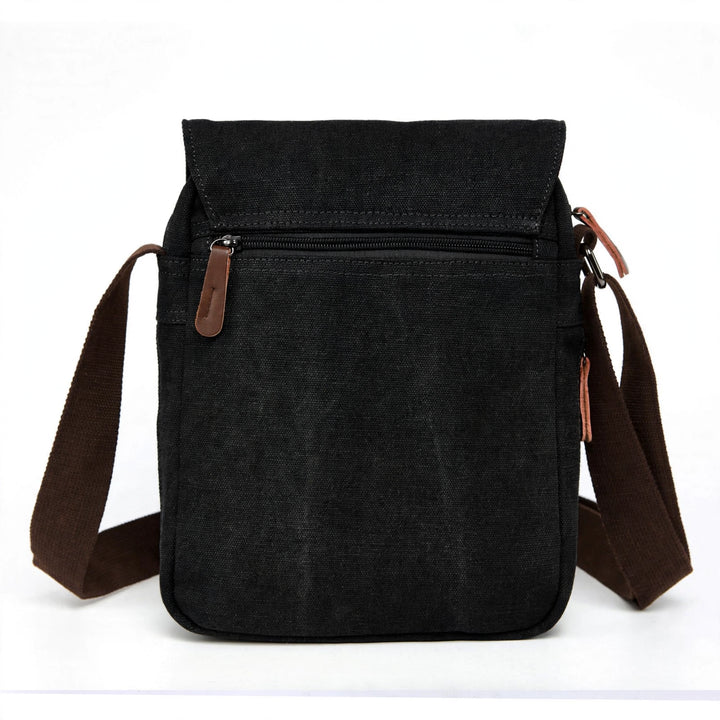 TIMBRYN™ Canvas Satchel  | Compact Crossbody Shoulder Bag with Adjustable Strap & Front Pocket