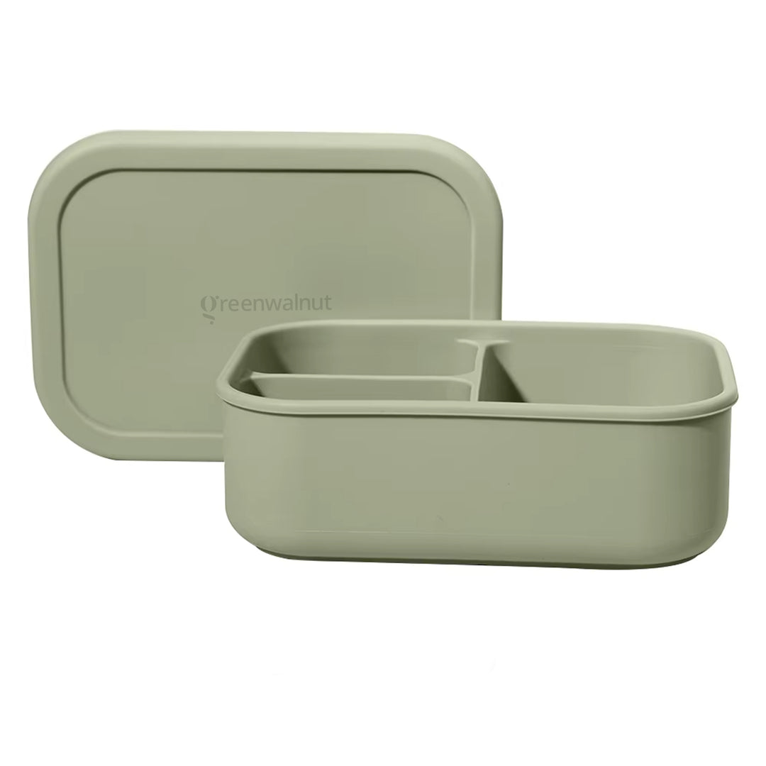 Premium Food-Grade Silicone Leak Proof Lunch Box & Water Bottle Set – Safe, Durable, and Baby Kid Friendly