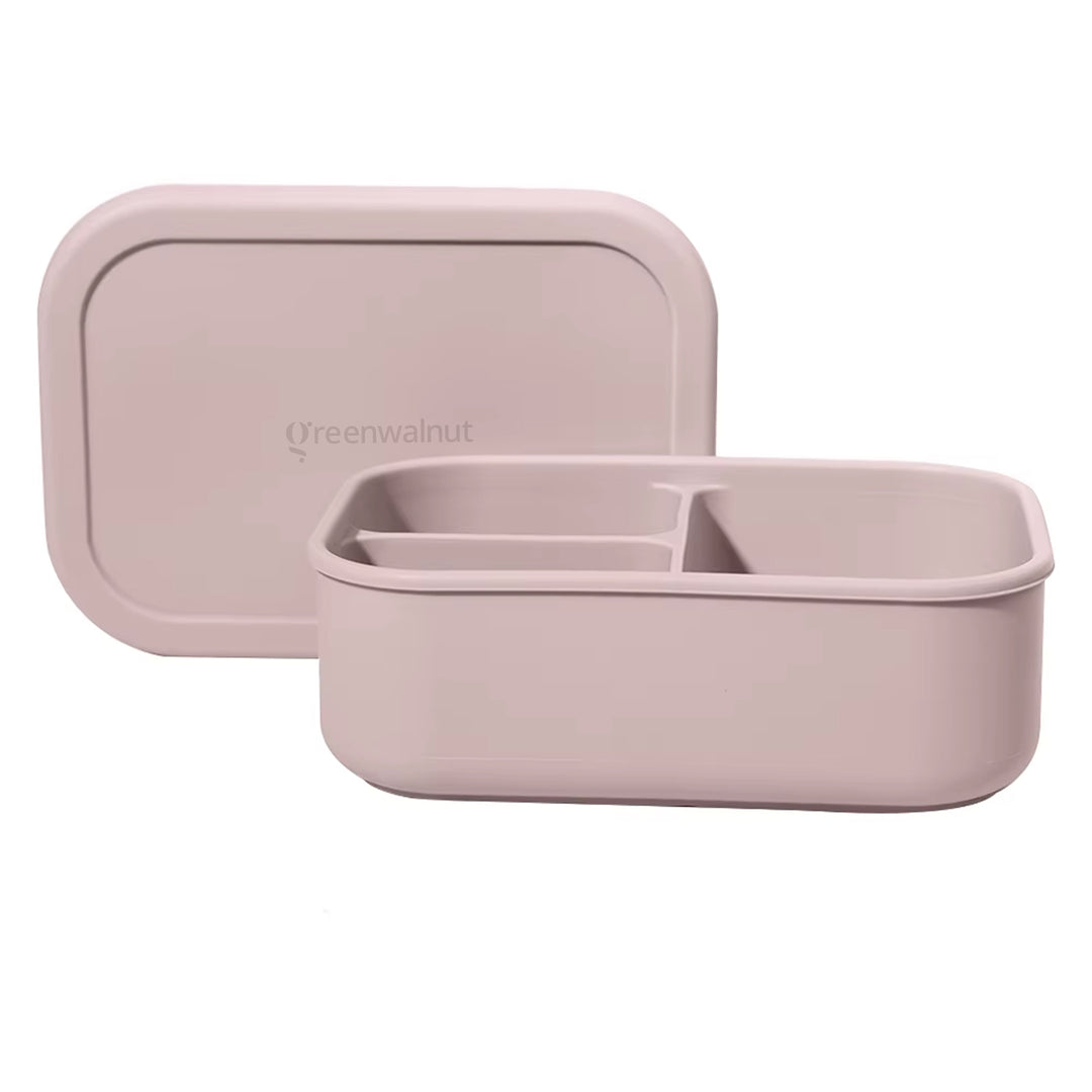 Premium Food-Grade Silicone Leak Proof Lunch Box & Water Bottle Set – Safe, Durable, and Baby Kid Friendly