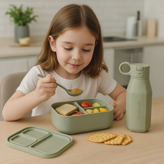 Silicone Bento Box & Silicone Bottle