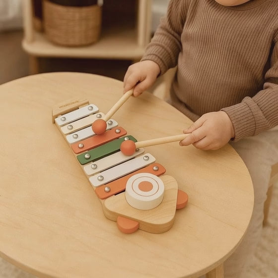 Wooden Xylophone - 8 Key Musical Toy for Kids