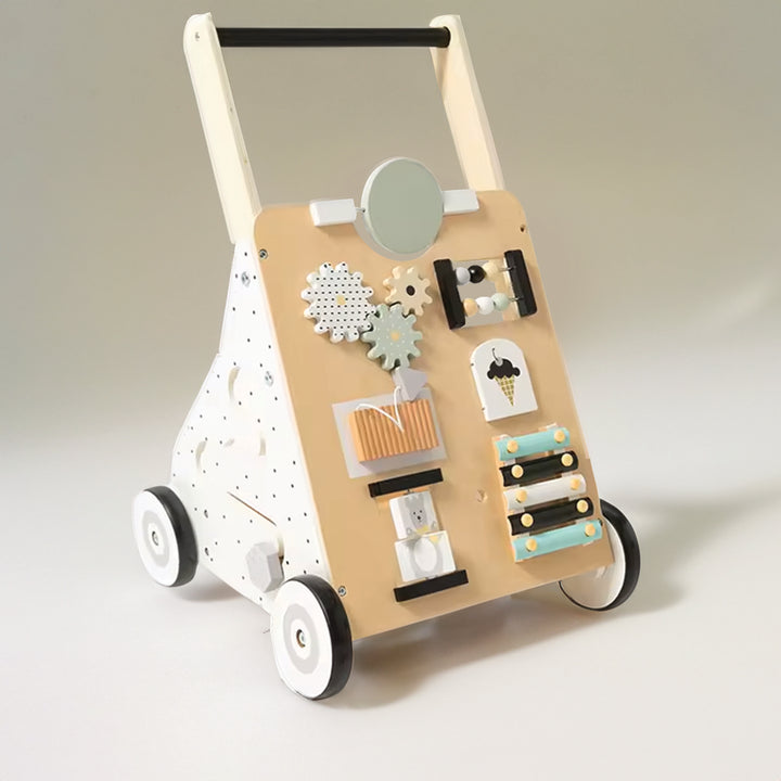 Wooden Activity Walker | Wooden Baby Walker | Toddler Walker - Green Walnut Inc.