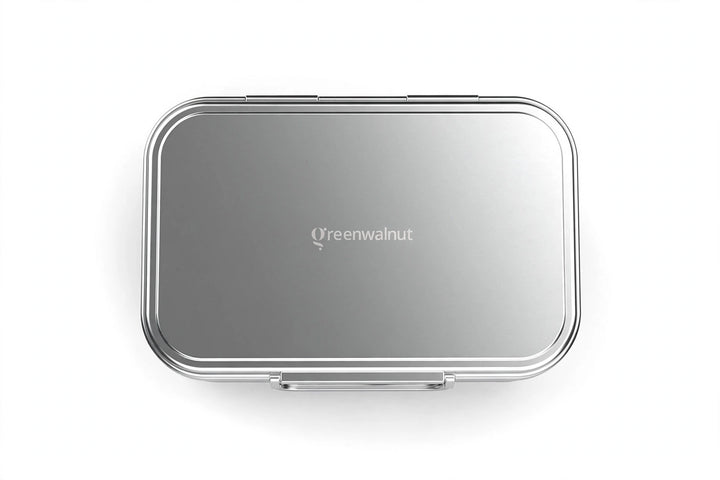 Stainless Steel 2 Compartment Bento Lunch Box