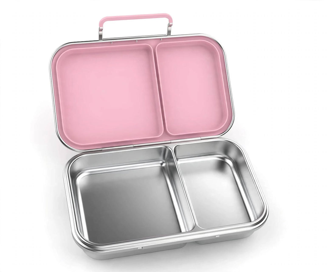Stainless Steel 2 Compartment Bento Lunch Box
