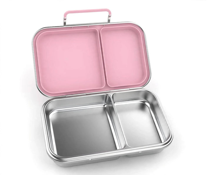 Stainless Steel 2 Compartment Bento Lunch Box