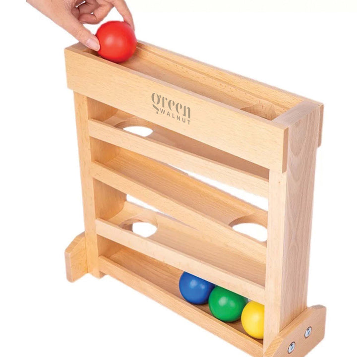 Wooden Ball Runner / Ball Tracker - Green Walnut Inc.