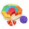 Triangle Shaped Wooden Jigsaw Puzzle - Green Walnut Inc.