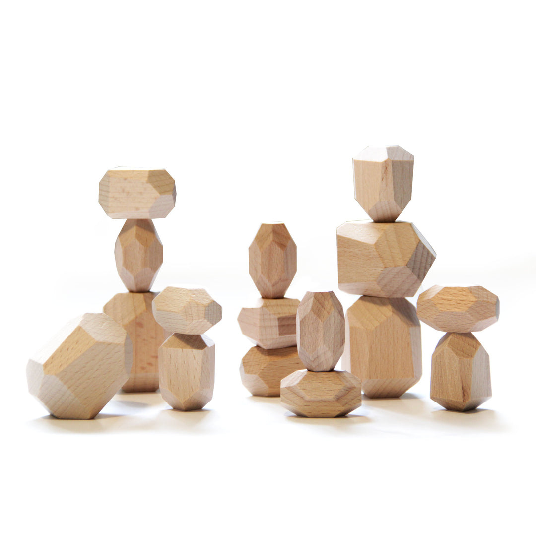 Stacking Blocks | Sparrow | Set of 16 - Green Walnut Inc.