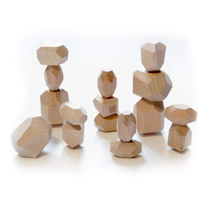 Stacking Blocks | Sparrow | Set of 16 - Green Walnut Inc.