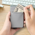 Pop Up Wallet Lycra Material | Slim Wallet | Mens Wallet | Card Holder | RFID Blocking - Green Walnut Inc.