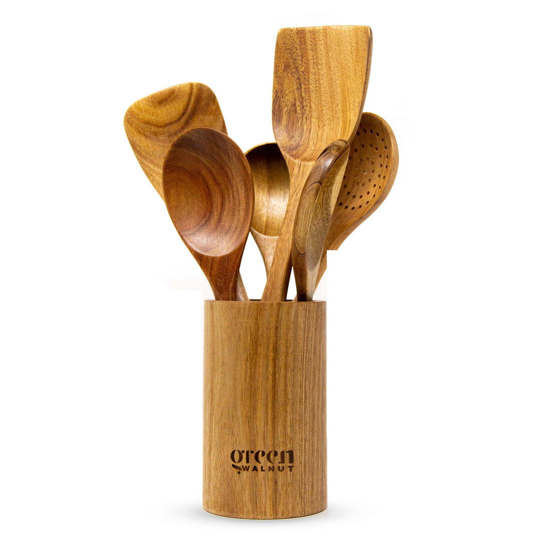 Green Walnut | Wooden Acacia Kitchen Utensil 