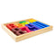Large Wooden Colour Number Blocks / Digital Number Blocks - Green Walnut Inc.