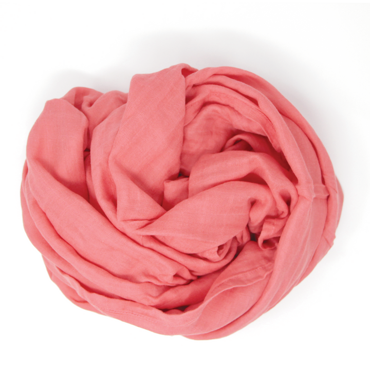 Green Walnut | Soft Organic Baby Multi Use Wrap | Bamboo and Organic Cotton muslin Swaddle | Soft Breathable Receiving Blanket