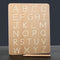 Wooden Alphabet & Number Tracing Board With Wooden Pen - Green Walnut Inc.