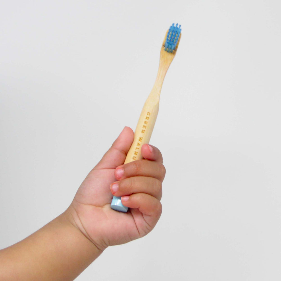 Kids - Bamboo Toothbrush - Set of 5 - Green Walnut Inc.