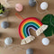 Green Walnut Macrame Rainbow | Wall Hanging | Wall Decor | Nursery Decor | Photography Prop | Colorful Rainbows