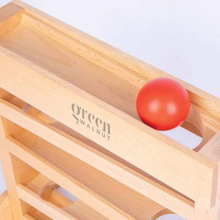 Wooden Ball Runner / Ball Tracker - Green Walnut Inc.