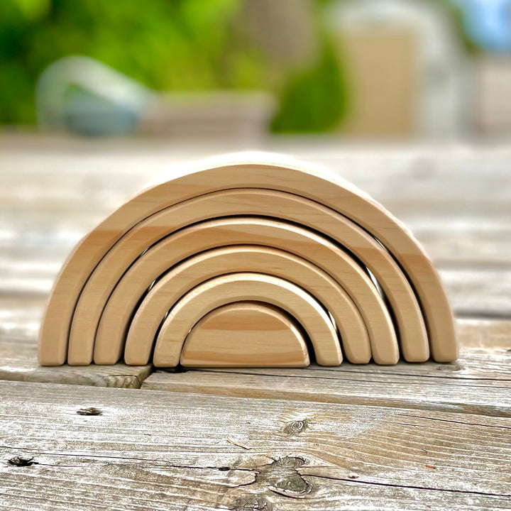 Natural Rainbow Stacker - Green Walnut Inc.