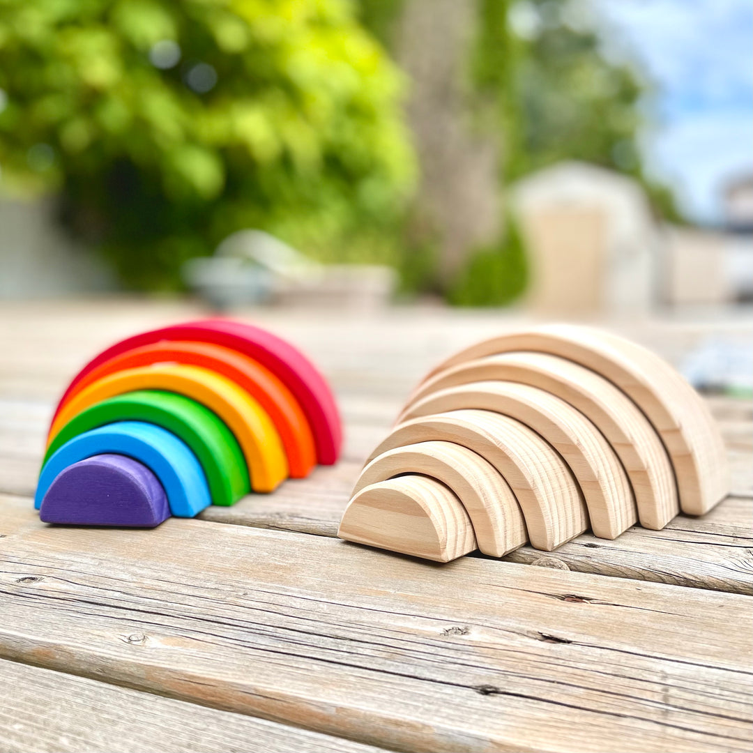 Natural Rainbow Stacker - Green Walnut Inc.