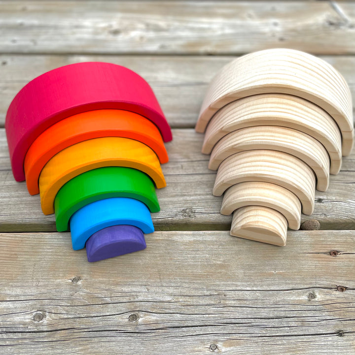 Natural Rainbow Stacker - Green Walnut Inc.