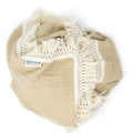 Soft Organic Cotton Baby Fringe Swaddle /  Multi Use Wrap - Green Walnut Inc.