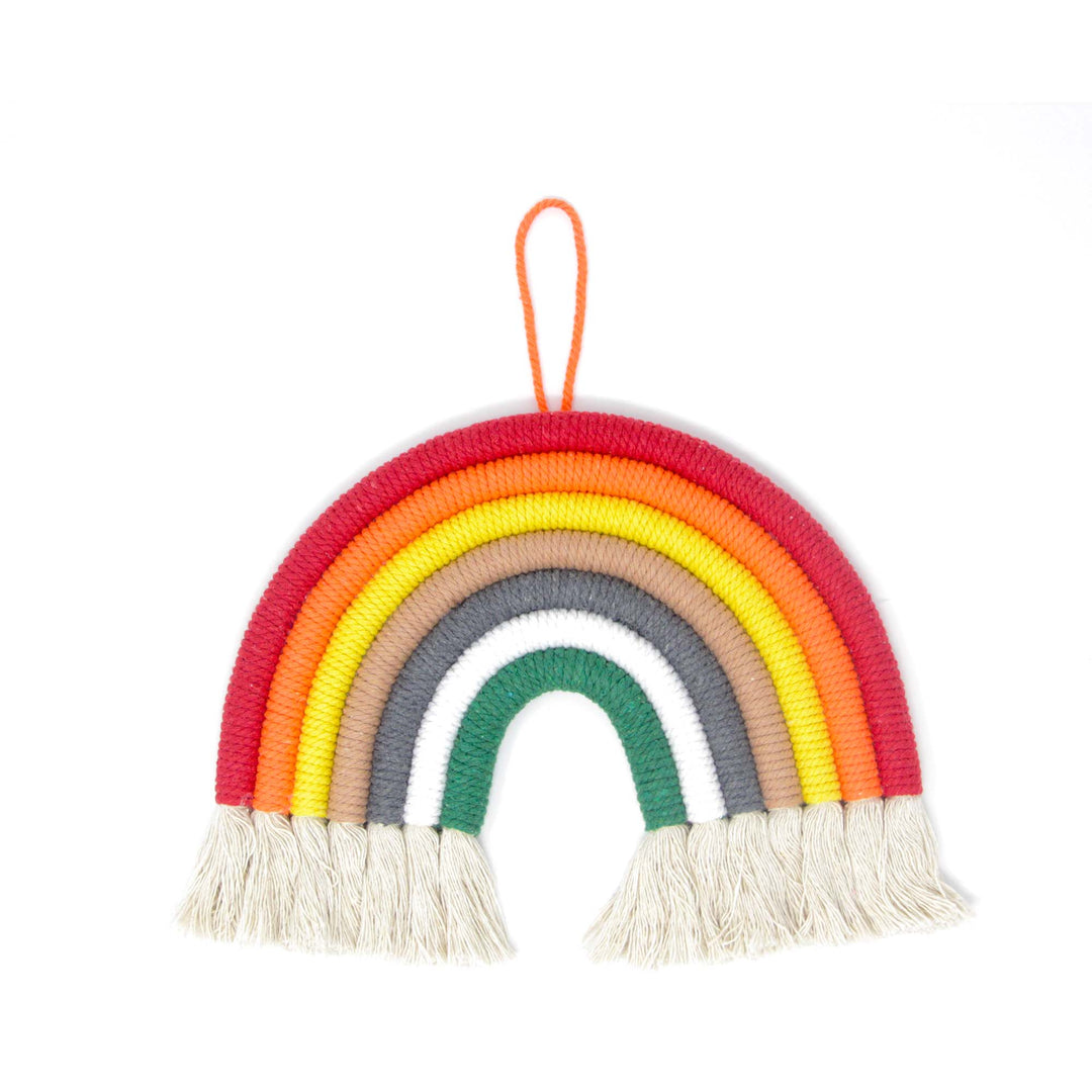 Macrame Rainbow - Wall Hanging Decor - Green Walnut Inc.